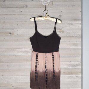 American Eagle Outfitters brown pink ombre babydoll top.  Y2K, fairycore